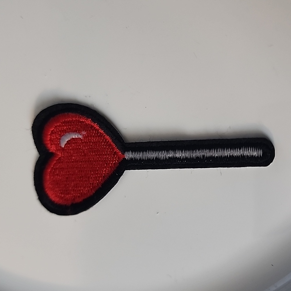 Lollipop Heart  Iron on Patch
